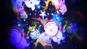 LED Christmas projection lights Garden lawn planting outdoor snow lights Color rotating holiday projection lights