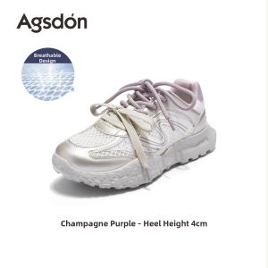 Agsdon | Summer Breathable Mesh Versatile Styling Thick Sole Dad Sneakers
