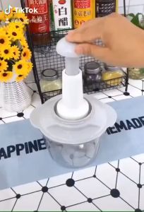 Onhand! Press Meat Grinder Garlic Crusher Kitchen Multi-Purpose Food Processor