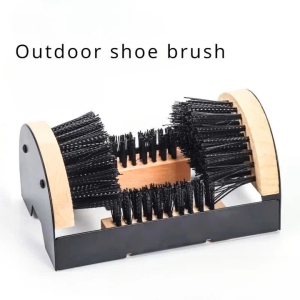 Portable Shoe Cleaning Brush Multifunctional Snow Mud Shoe Brush For Outdoor Courtyard or Home Entrance Hall Jobsite Boot Scrubber