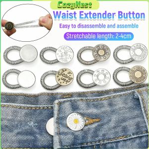 C.N 3Pcs Waist Extenders Metal Button Extender for Pants Jeans Adjustable Retractable