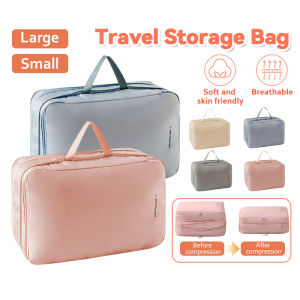Travel Compression Clothes Storage Bag Luggage Organizer Portable Luggage Bag Compression Bag Underwear Socks Packing Bag Suitcase Accessories Outdoor Camping
