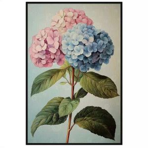 Tranh hoa cẩm tú cầu. Tranh treo tường dán tường sơn dầu tranh trí canvas. CGI-1451