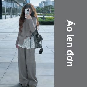 SENWA | Bộ Áo Len và Quần Nữ Kiểu Hàn Quốc