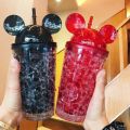 Tumblr botol mickey mouse ice cube 450ml large size. 