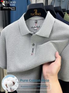 TUCANO | 100% Cotton Short Sleeve Collared Mens Polo Shirt