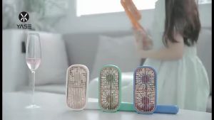 Gold double-head small fan USB charging handheld foldable portable convenient large wind student desktop outdoor travel