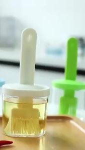 Nexlent Oil Brush Cooking Baking BBQ Silicone Oil Bottle Grilling Tools Brushes Kitchenware