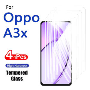 1-4PCS Screen Protectors For Oppo A3x A3 3x 6.67" Tempered Glass Crystal 9H High Aluminum Anti Scratch Case Friendly Fingerprint