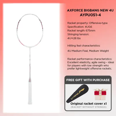 LI-NING Badminton Rackets Unisex Badminton Rackets AYPU051 Legit Official Store