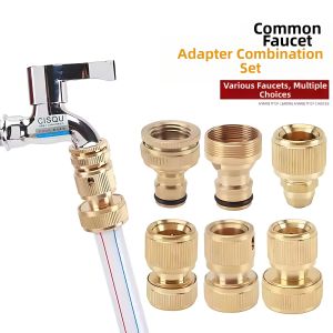Huayu | High-Pressure Car Wash Connector Brass Pipe Quick Coupling Soft Hose Water Connection Set
