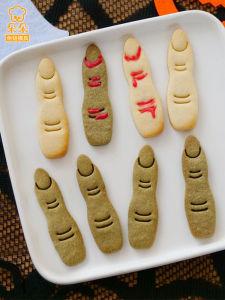 Halloween Witch Finger Cartoon Biscuit Thumb Skeleton Cookie Press 3D Baking Tool Baking Molds Kitchen Utensils for All