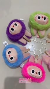 Gantungan Kunci Kepala LABUBU & Macaron The Monster