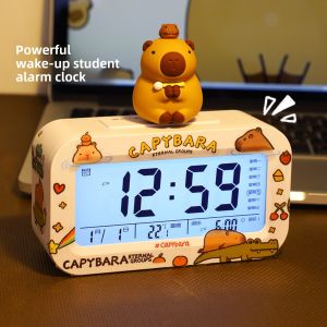 Smart Alarm Clock for Students Desktop Children Girls Wake up Tool 2024 New Model Battery Powered Modern Style Wall Clock