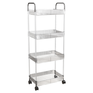 JIAJIESHI | Kệ Đựng Đồ Acrylic 3 Tầng Di Động Đa Năng Cho Phòng Ngủ & Phòng Khách