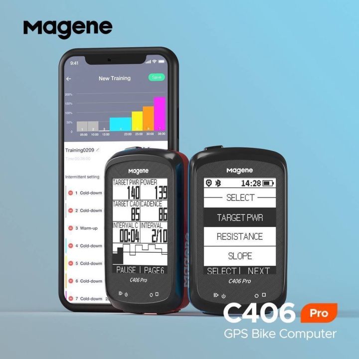 ไมล์ รถจักรยาน Magene C406 Pro พร้อม heart rate และ cadence | Lazada.co.th