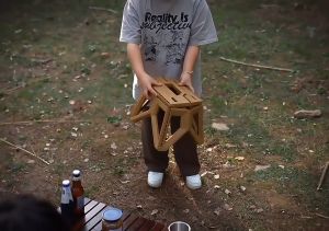 ชุดแบบพกพากลางแจ้ง Mazar สำหรับผู้ใหญ่/เด็ก - Bench แคมป์ปิคนิคเก้าอี้พับ