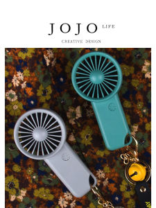 Mini Portable Charging Fan USB Cord White Dirt Mr. Grocery PD L.JOJOs L. PD. Handy Pocket Fan Digital Accessories