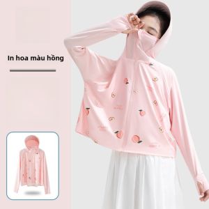 MiiOW | Áo khoác chống nắng bằng lụa băng mỏng mùa hè cho bé gái Áo khoác chống tia UV Áo khoác cho trẻ em lớn Áo khoác cho trẻ em