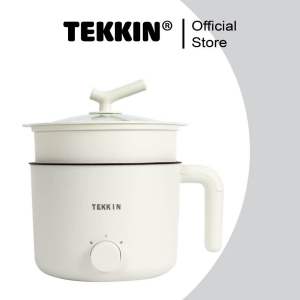 Nồi Lẩu Điện Mini Đa Năng 2 Tầng TEKKIN TI-20A 1.6L Lòng Nồi Chống Dính Lẩu Chiên Xào Bảo Hành 12 Tháng
