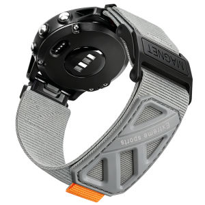 22 26mm Elastic Nylon Easy Fit Strap For Garmin Fenix8 5Plus 6Pro 7 7X Wristband Replaceable Watch Band Instinct1 2 Bracelet