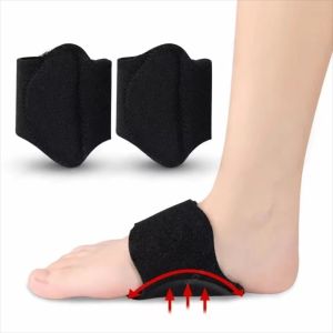 INEOO 1Pair Arch Support Adjustable Orthotics Compression Arch Support Braces Bands Gel Pads for Flat Feet High & Fallen Arches