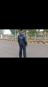 JAS HUJAN SETELAN JAKET CELANA OMG KOMBINASI JACKET PANTS