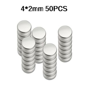 3D Printers Accessories For Bambu Lab 3D Printer 4x2mm Powerful Circular Magnet 3D Printing Magnets DIY Creative Model Component