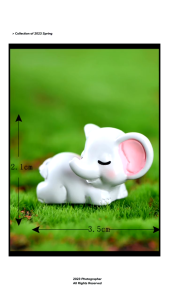 Magnet kulkas - dakena - ORNAMEN MINIATUR MULTI MOTIF ELEPHANT / GAJAH /MOTIF LUCU MULTI MOTIF