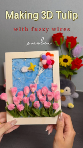 Mini Fluffy Soft Ball Colored High Elastic Ball DIY Polyester Plush Ball Fuzzy wire Accessories