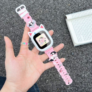 Applicable to Xiaomi Mi Bunny Kids Smart Watch 4c/5C/U1/6C Strap Neutral 2S/4x/6x Smart Accessories Cute Cat Ears Protective Case 5C/6x Silicone Mens and Womens Replacement Shell Strap