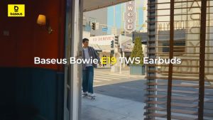 BASEUS E19 Tws True Earphone Wireless 12MM Driver Big Bass iPX5 Water Proof Bluetooth 5.3