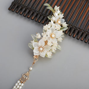 Elegant Single-Sided Hanfu Hair Accessory Bellflower Hairpin for Daily Use And Traditional Cheongsam Super Fairy Tale Style