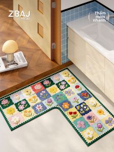 ZHIBAIJIA | Thảm Tắm Chất Lượng Cao Thấm Nước Không Trượt