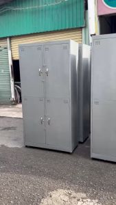 Tủ locker 4 cánh có khóa- tủ sắt 4 ngăn treo đồ sinh viên giao nhanh tphcm bình dương đồng nai