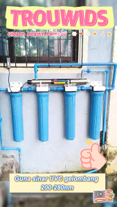 UV Light Sterilizer Water Purification UV Lamp 304 Stainless Steel Shell 紫外线净水系统