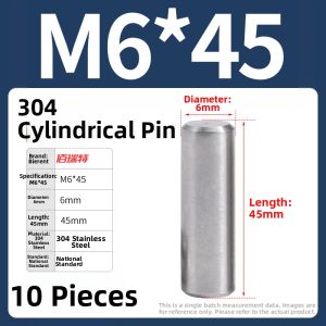 BAIRUITE | Solid Positioning Pin Stainless Steel 304