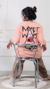 PATRICK T shirt OVERSIZE COTTON 24S BRAND IMPACTWRHS