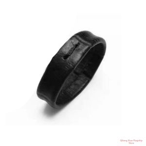 Round Leather Watch Buckle