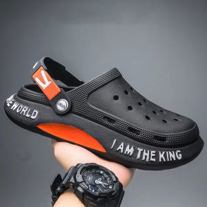 Dép Đi Biển Đế Dày Chống Trượt Chống Mùi Mùa Hè Cho Nam Dép Xăng Đan PVC Thường Ngày Chống Thấm Nước Đế Ngoài Bằng PVC