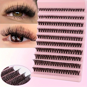 Bộ Dụng Cụ Nối Mi DIY Với Keo Dán - Mi Nối Dài Đa Dạng 8-16mm 30D 40D 50D Và Bộ Nhíp Cọ