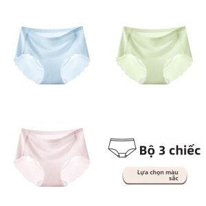 Quần lót MiiOW cho nữ làm bằng lụa tơ tằm mỏng kháng khuẩn không đường may