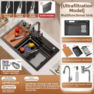 TAOSHI | Single Bowl Kitchen Sink 304 Stainless Steel