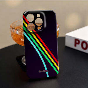 BILIBILI | Neon Purple Line Art For iPhone 17 16 15 14 13 Pro Max Air 17e Hard tpu Bumper Cover Coque Case Blank