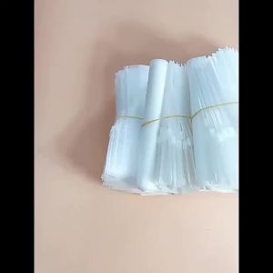 10/30PCS can be re-closed transparent self-sealing plastic bag with vent hole used for travel storage t-shirt clothes stationer