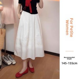 ZIYAN | High Waist Midi A-line Puffed Skirt