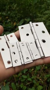 Hinges with Screws (2pcs) Door Hinges Stainless Steel Hinge for Door
