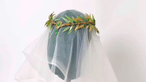 Forest Wedding Flower Crown Goddess Headband Fairy Flower Leaf Crowns Elf Princess Headpiece