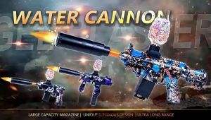 Wivo Toy Gel Blaster Gun AK416 Electric Gel Splatter Ball Gun Water Bead Blaster Automatics Shooter with Goggle