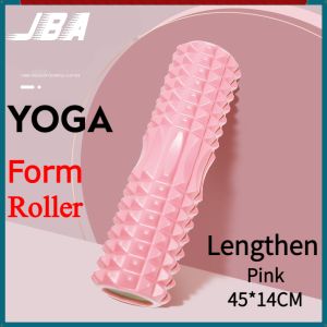 JBA Yoga Foam Roller 45CM Hollow Medium Hardness EVA Colorful Lightweight Yoga Roller Massage For Women 空心泡沫轴
